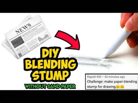You can blend different values, smudge the material. diy blending stump || how to make blending stump at home with newspaper || Sajal's Art - YouTube