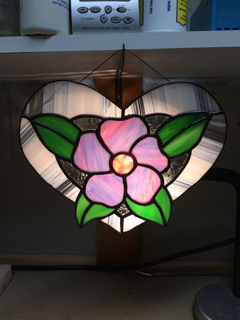 Pretty Flower Pretty Flowers Suncatchers Paper Lamp Stained Glass Tiffany Novelty Lamp