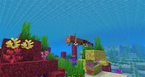 Holo Axolotl Require Optifine Blue Version Minecraft Texture Pack