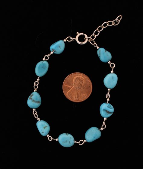 28 Inch Genuine Sleeping Beauty Turquoise Necklace