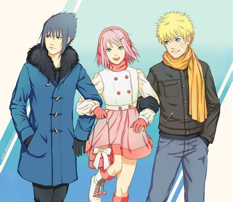 Team7 By Yoriru On Deviantart Anime Naruto Sakura And Sasuke Naruto