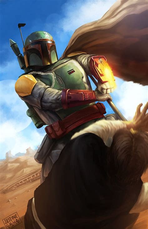 Star Wars Boba Fett And Han Solo Commission Classic Star Wars Star Wars Poster Star Wars Artwork