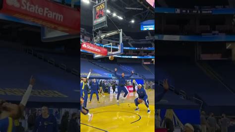 Steph Curry Makes Insane Trick Shot Pregame 🤯 Youtube