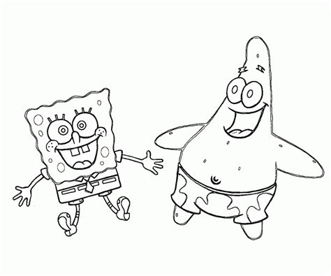 Disney spongebob, printable free, printables, printouts, sponge bob, spongebob friends. Spongebob And Patrick Coloring Page - Coloring Home