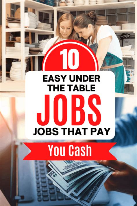 Easy Under The Table Jobs That Pay Well In Salaries Faqs