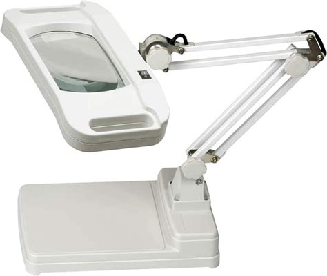 Large Magnifying Glass With Stand 10x Folding Led Desk Lamp Magnifier With Led