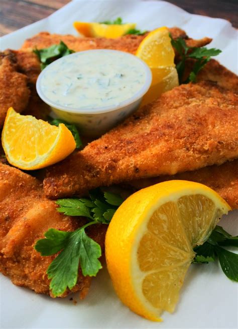The cooks at carmack fish house in vaiden, mississippi, serve this dish with tartar sauce and a side of hush puppies. Crispy Pan Fried Catfish Side Dish : Pan Fried Catfish With Cajun Tartar Sauce Recipe Myrecipes ...
