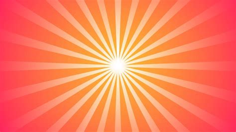 Abstract Red Gradient Background With Starburst Effect And Sunburst