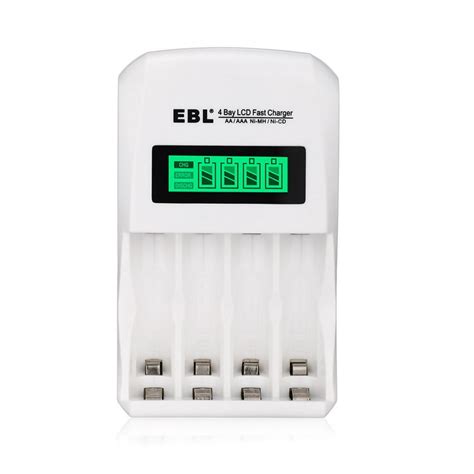 Ebl Smart Lcd Battery Charger For Aa Aaa Ni Mh Ni Cd Rechargeable