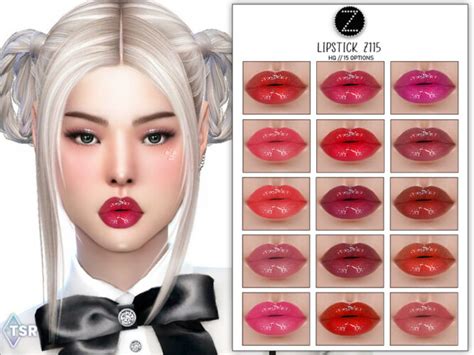 Lipstick Z115 By Zenx At Tsr Sims 4 Updates