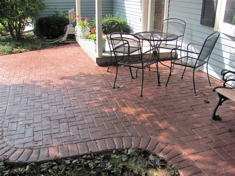 Concrete patios concrete backyard concrete patio designs paver designs concrete porch cement patio brick patios patio stone laying concrete. Pin on Curb appeal