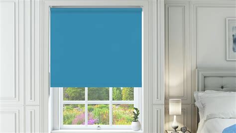 Classic Dark Blue Roller Blind New Sq Metre Pricing Shades Blinds