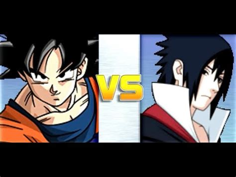 Goku Vs Sasuke Youtube