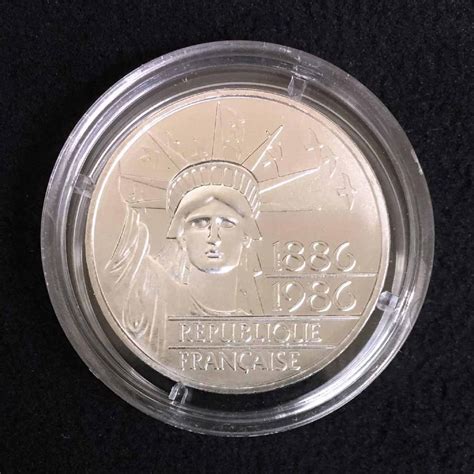 10 1986 100 Francs Commemorative Coins