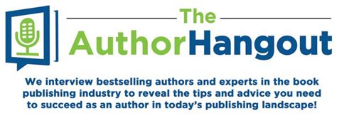 the author hangout self publishing podcast interview series book marketing book publishing