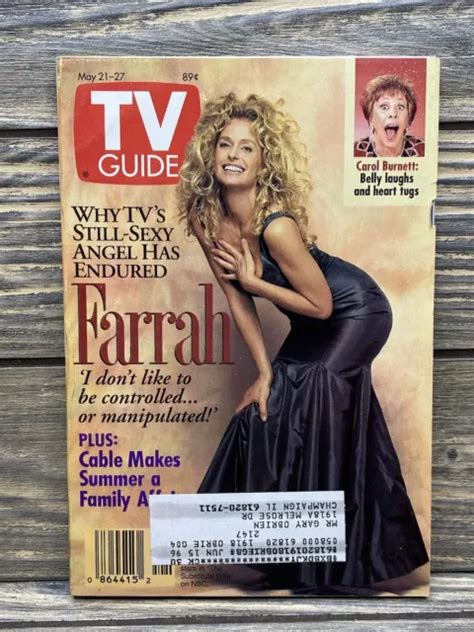 Vintage Tv Guide Magazine May 21 1994 Farrah Fawcett Carol Burnett 24