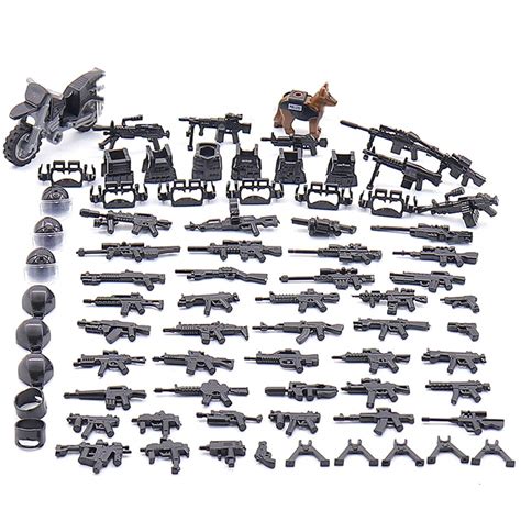 Buy Lingxuinfo Weapon Pack Ww2 Soldier Weapons Building Blocks Bricks