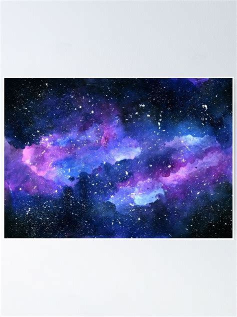 Galaxy Poster For Sale By Kathrinlegg Redbubble