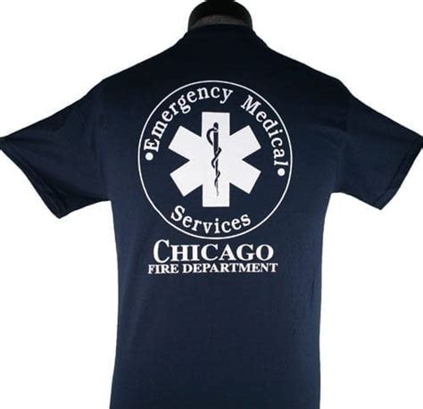 Herren Tops T Shirts And Hemden T Shirt Chicago Fire Dept Version 2