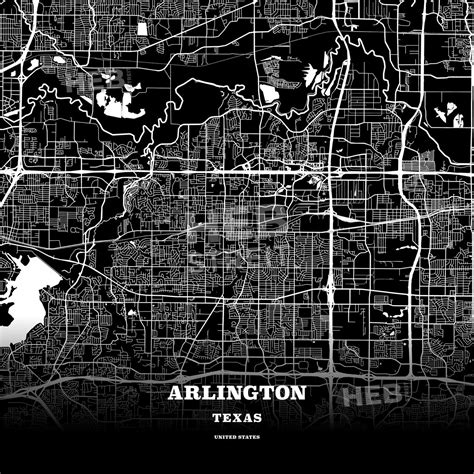 Arlington Texas Usa Map Map Poster Poster Template Usa Map
