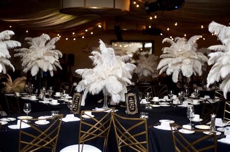 Take a cue from jay gatsby himself and invite your guests to dress to the nines as you wine and dine the night away. Kara's Party Ideas Great Gatsby Inspired Dinner Party ...