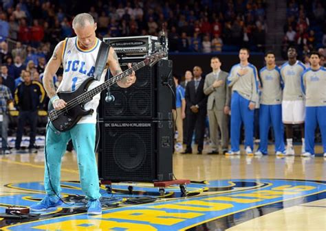 Red Hot Chili Peppers Flea Played Air Bass Was Unplugged Photo
