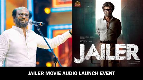Jailer Movie Audio Launch Event Date Venue Telecast Date And Time