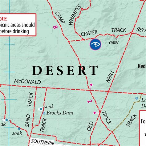 little desert national park map by meridian maps avenza maps