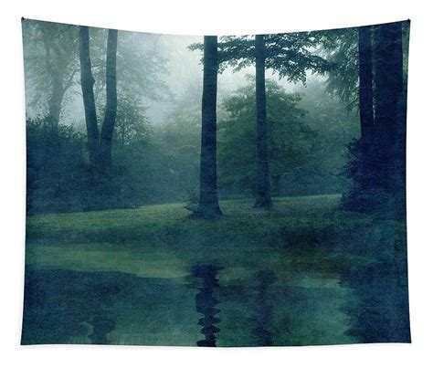 Out Of Reach Forest Reflection Tapestry 50 X 61 By Dirk