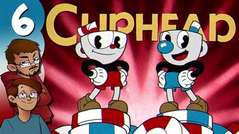 Lets Play Cuphead Co Op Part 6 Exploding Sadness Waffle Youtube