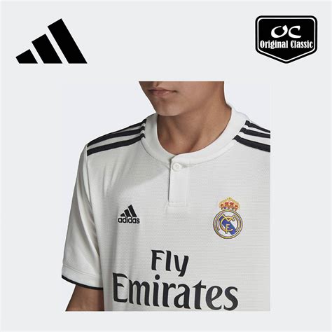 Adidas Real Madrid Home Jersey White Black
