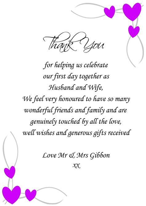 60 Elegant Wedding Thank You Poems Thank You Card Wording Wedding Thank You Quotes Thank You