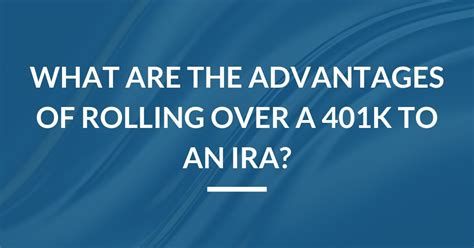 The Top Benefits Of A 401k To Ira Rollover Cobiz Bank