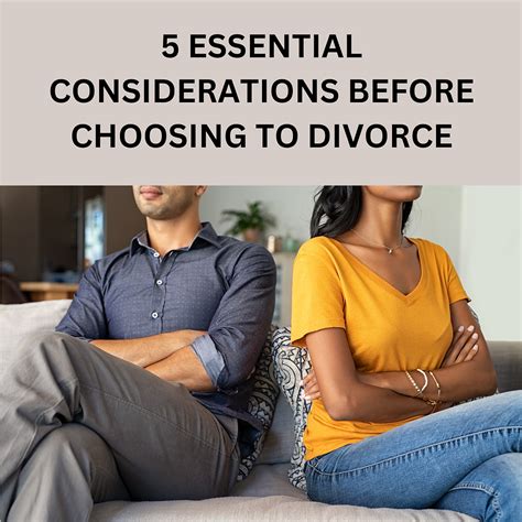 5 Essential Considerations Before Choosing To Divorce
