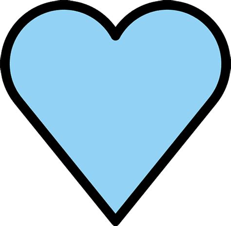 Blue Heart Emoji Clipart Heart Png Download Full Size Clipart