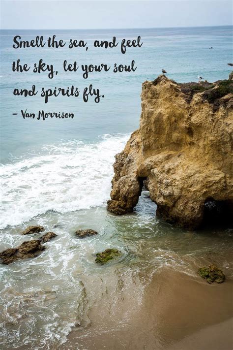 A Collection Of Inspirational Quotes About The Sea And The Beach