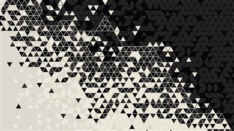 White And Black Abstract Wallpaper Pattern Digital Art Triangle