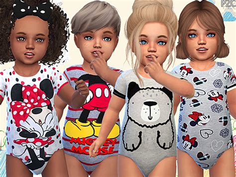 Toddler Sleepwear 05 By Pinkzombiecupcakes At Tsr Sims 4 Updates