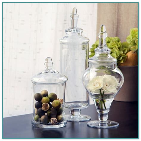 Large Decorative Glass Jars With Lids Home Improvement