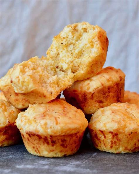 Easy Cheddar Muffins Gluten Free Option