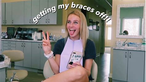 getting my braces off finally youtube