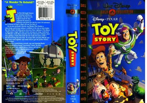 toy story special edition 1995 on walt disney gold collection united states of america vhs