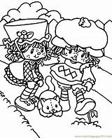 Coloring Strawberry Shortcake Custard Cat Her Pages Coloringpages101 Printable sketch template