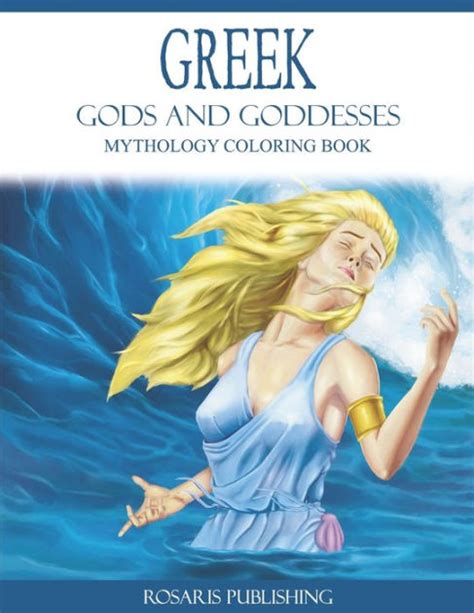 Greek Gods And Goddesses Mythology Coloring Book A Coloring Book Of