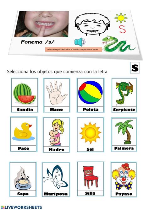 Loteria Virginia Letter M Activities Comprehension Exercises Letter F