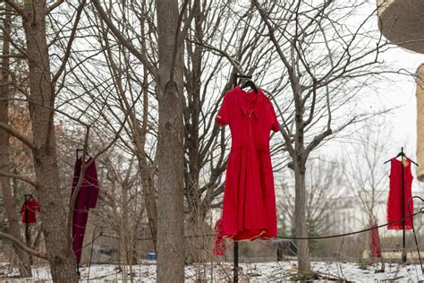 Red Dresses On The National Mall Tell Of Missing And Murdered Indigenous Women The Washington Post