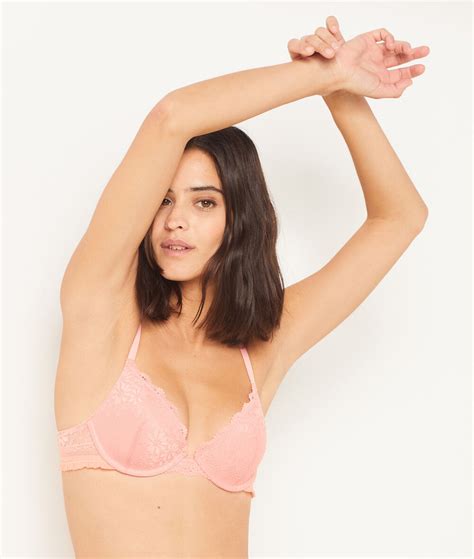 Soutien Gorge N2 Le Push Up Plongeant Rythme Rose Bonbon Etam