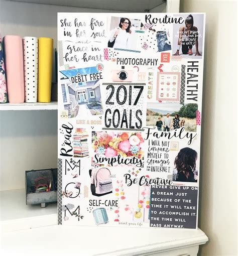here is my vision for 2017 trglatenightcraftyclub theresetgirl vision board examples