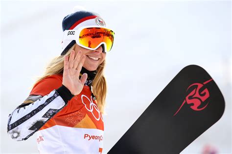 At the 2018 winter olympics in pyeongchang. Ester Ledecka makes history with double gold in skiing ...