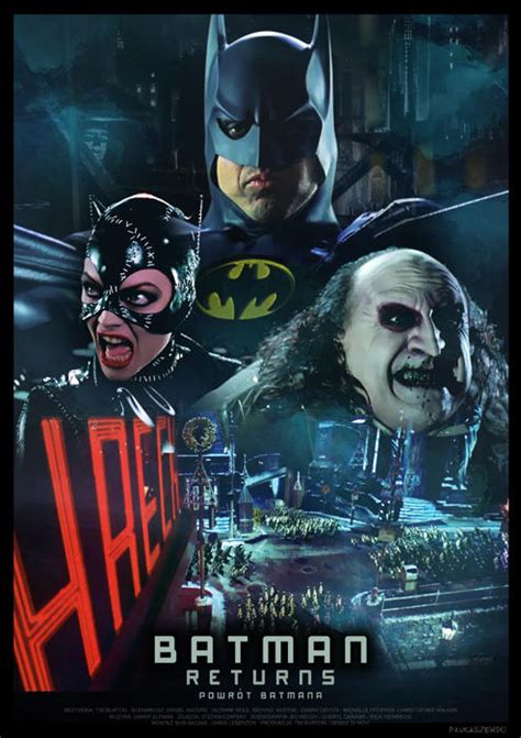 Batman Returns Movie Poster By P Lukaszewski On Deviantart